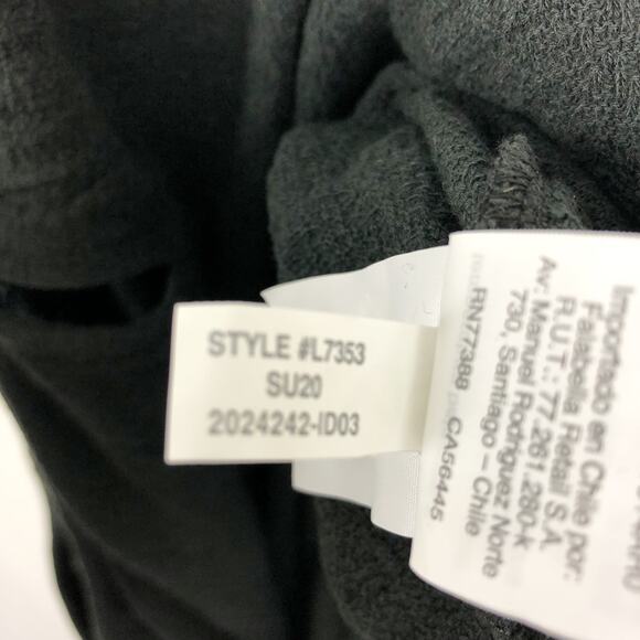 Madewell Womens Texture & Thread Tiered-Sleeve Top Size 3X Black NWT - Picture 10 of 11